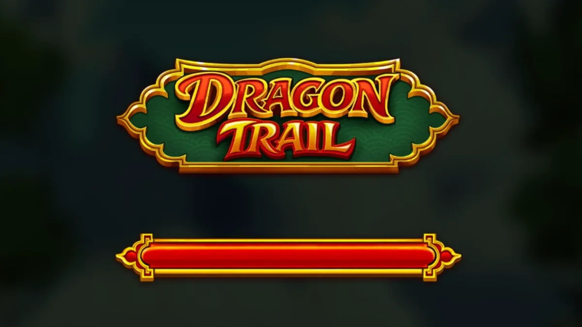 Visual vibrante do slot Dragon Trail com dragões dourados e pagode
